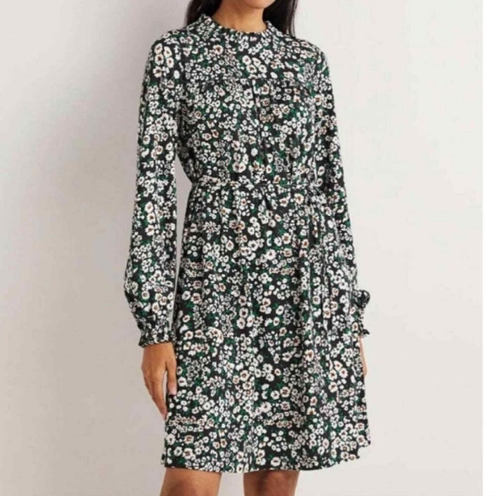 Boden Easy Yoke Mini Jersey Dress in‎ Heart
Bloom Floral Print 10 Long
